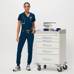 Figs Zamora jogger scrub set deep reef